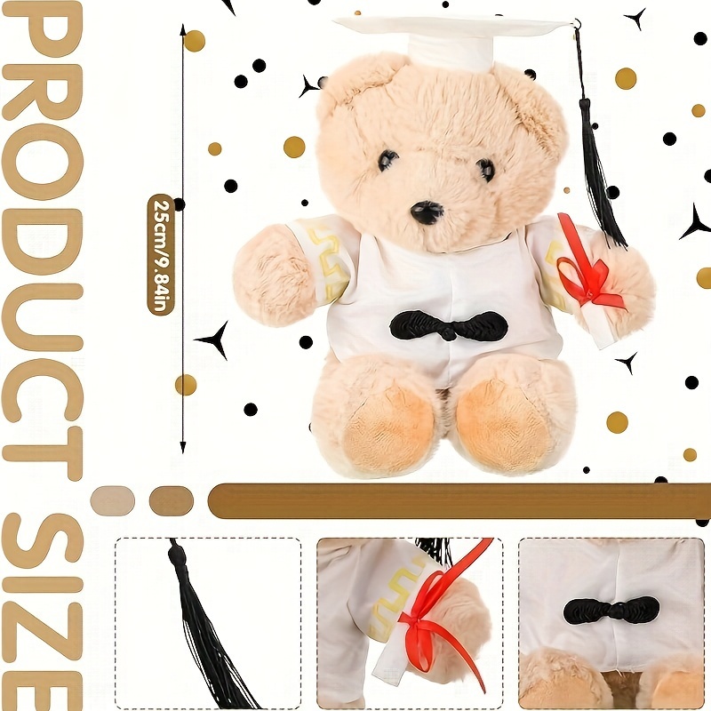 Bear Graduation Graduation Gifts Stuffed Animals Plush - Temu