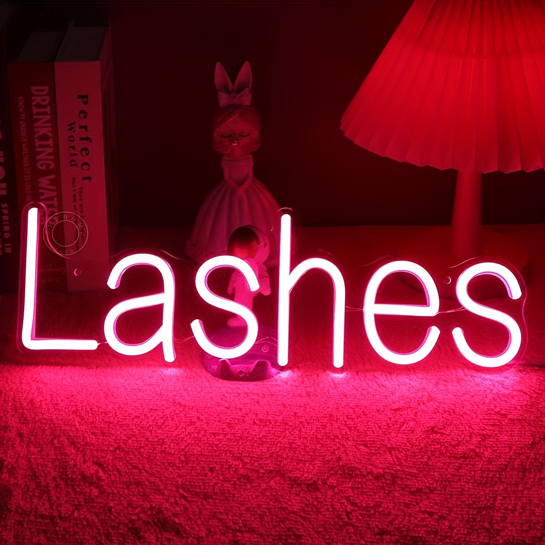 Lash Studio Neon Sign Lashes Room Decor Led Neon Light - Temu