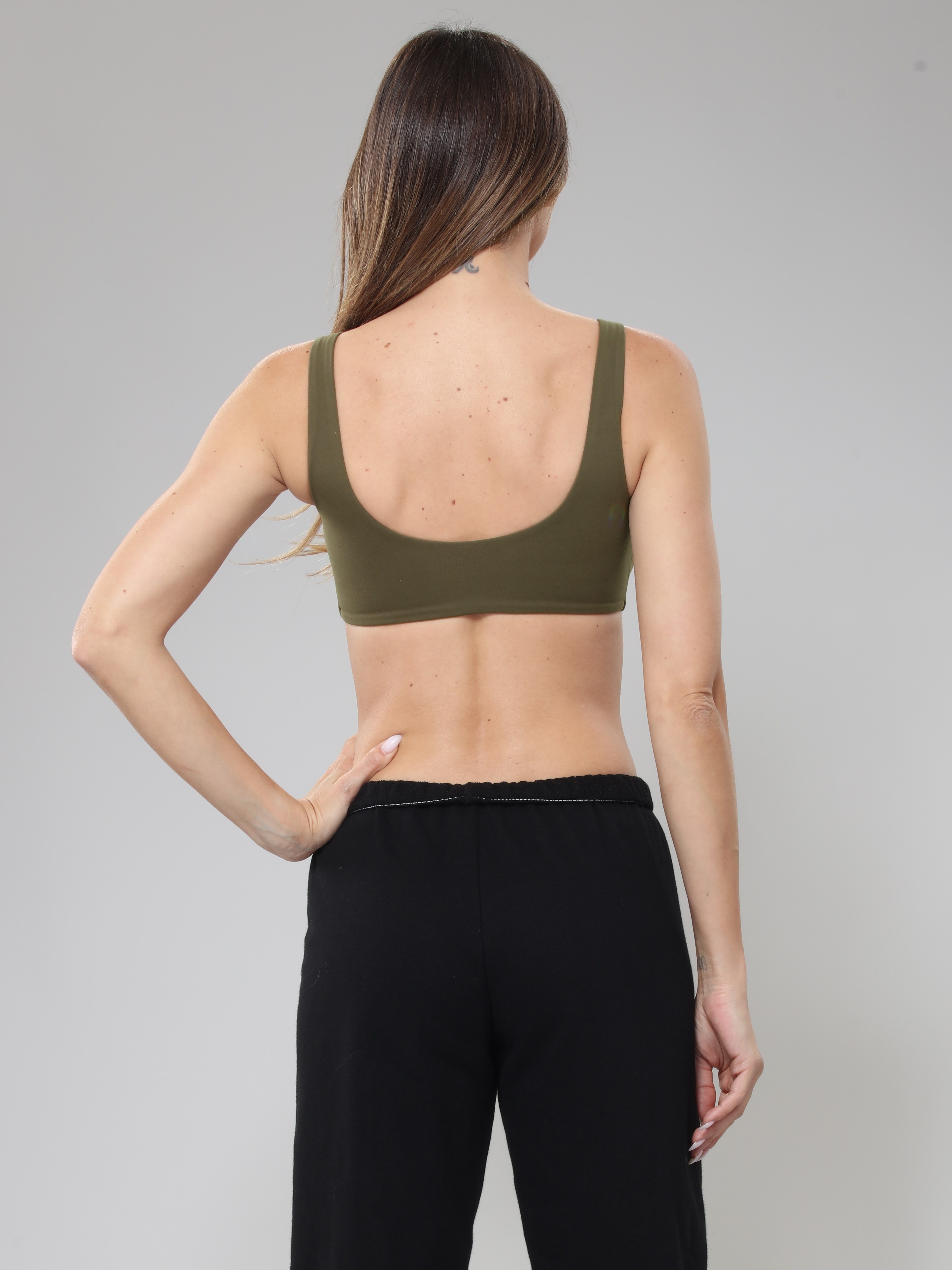Sports Bra Running Gym Women Top Yoga Vest Crop Top Beauty Back Yoga Bra  (Color : Beige, Size : 34C)