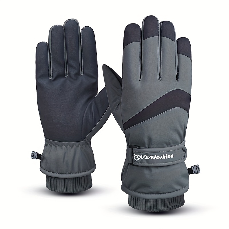 Winter Windproof Coldproof Outdoor Gloves Waterproof Plush Gloves