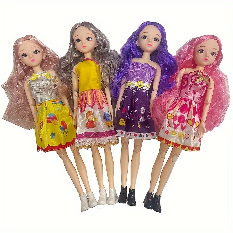 15*100 centimetri Colorful Parrucca Per La Bambola di Barbie Bambola BJD  FAI DA TE di Alta temperatura del Filo Handmade Ricci Parrucche Dei Capelli