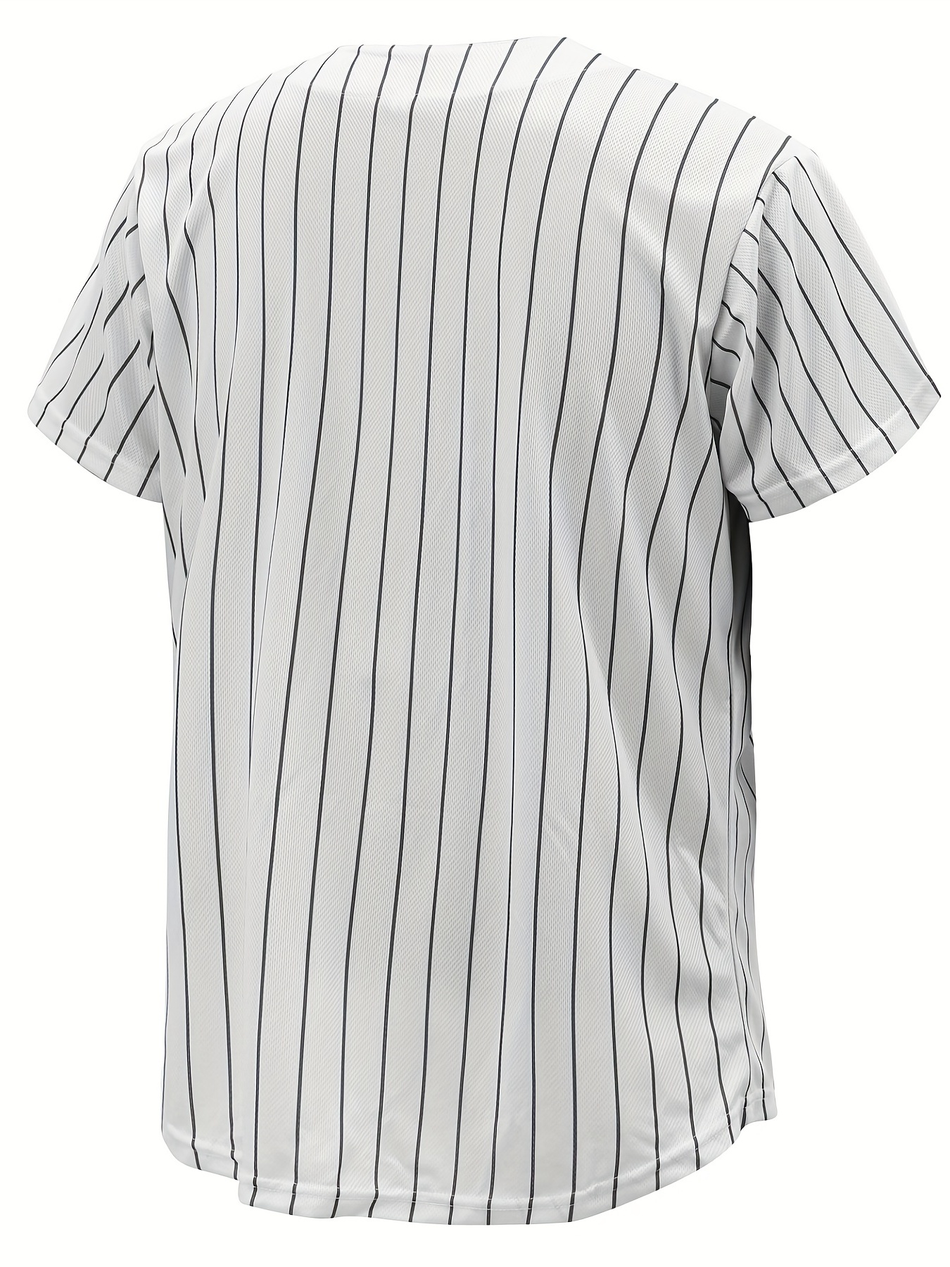 Mens Baseball JERSEY Polyester Plain TShirt Team Sport Button Fashion Tee  Casual