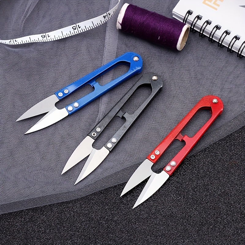 1PC Stainless Steel U-shaped Scissors Thread Wire Cutter Sewing