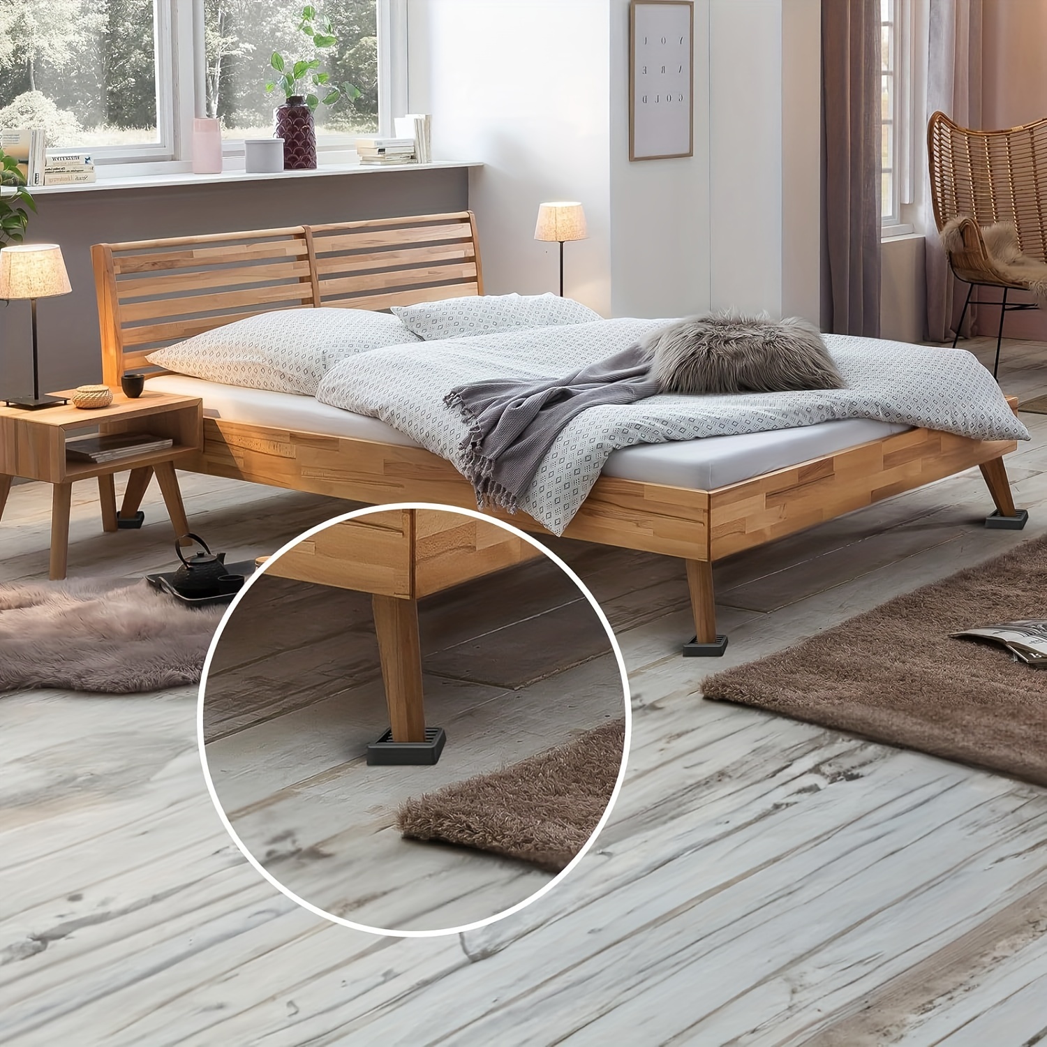 Anti slip Furniture Pads 2x2 Square Rubber Anti slip Caster - Temu