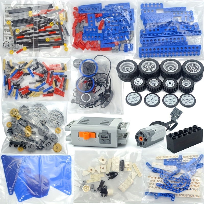 

9686 Technical Parts Multi Technology Programming Educational Building Blocks With 2 Paper Manual For School Students, Power Function Set For Kids Easter Gift