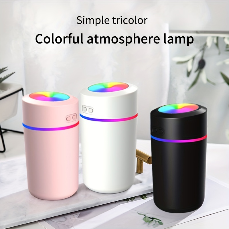 Portable Led Mini Air Humidifier Desktop Colorful Night - Temu