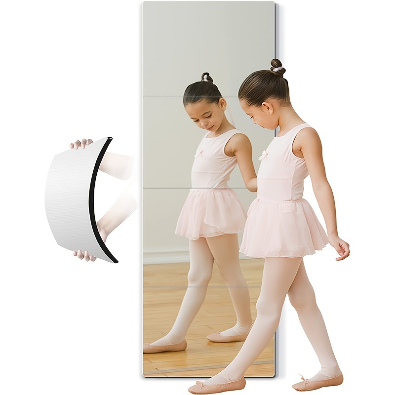 4pc Acryl-Vollwandspiegel-Fliesen, 30,48 Cm X 30,48 Cm Bruchsicherer  Wandspiegel, Sicherheitsspiegel Sind Perfekt Für Babys, Kinder,  Schlafzimmer