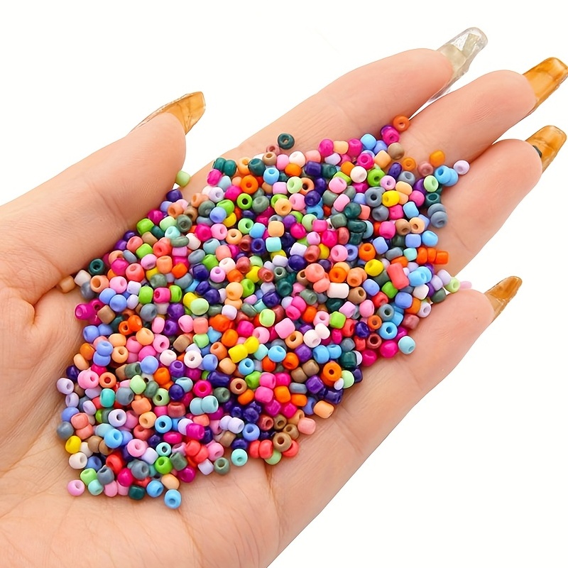 20000pcs Jewelry Making Kit Seed Beads Set 2mm Glass Beads Set Bracelets  Necklace Ring Making Seedbeads