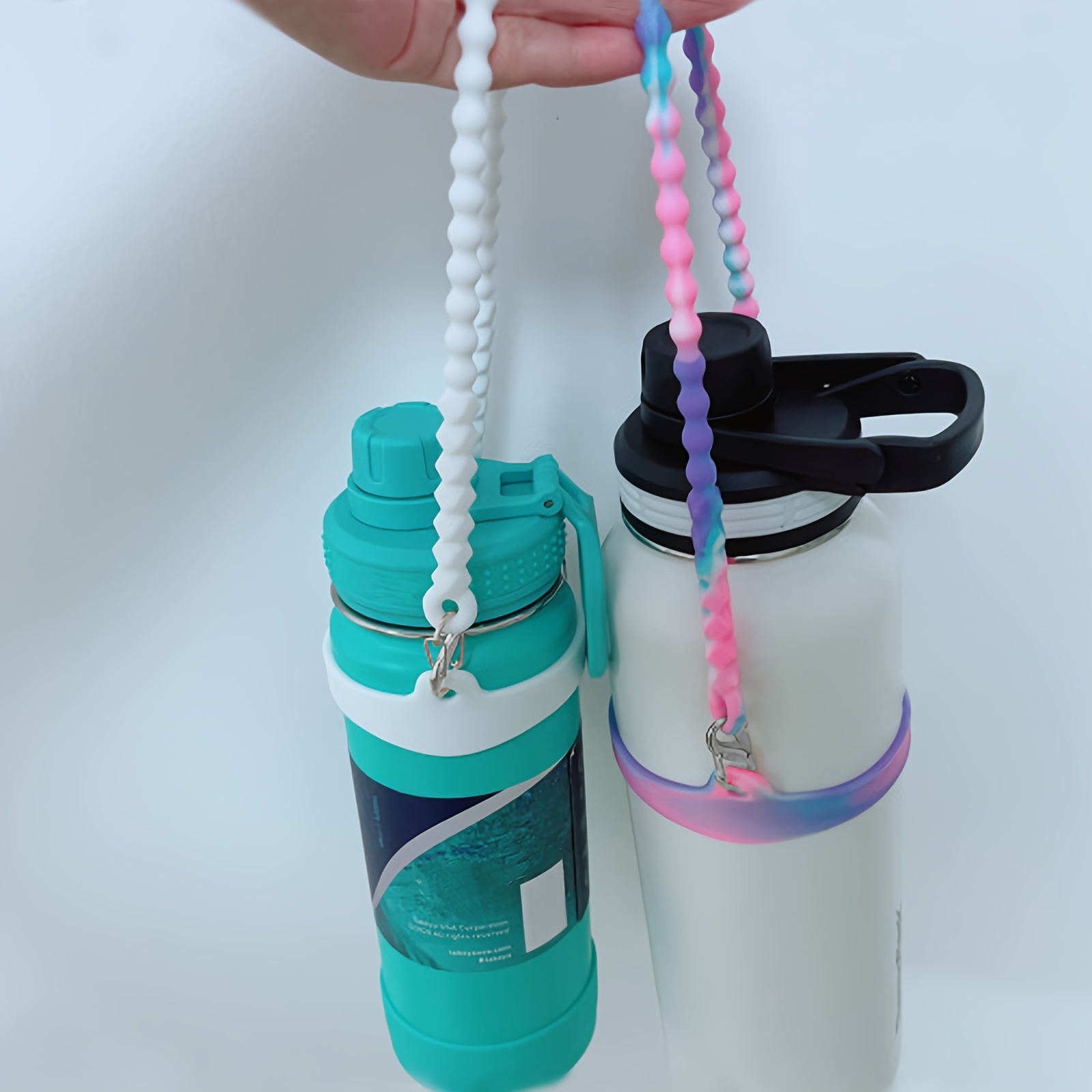 Soft Durable Silicone Water Bottle Handle, Water Bottle Carrier Sling -  Fits Most Bottles - Cup Accessories - Temu