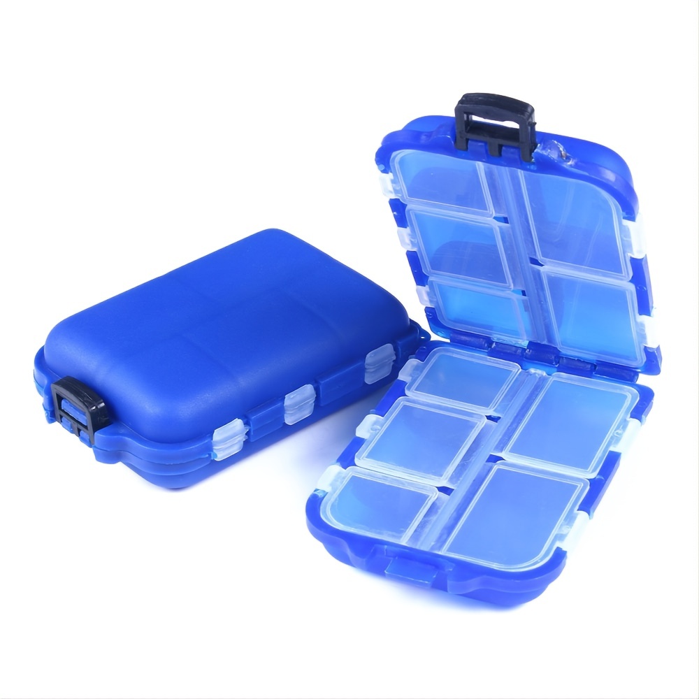 Plastic Double Sided Fishing Tackle Box 12 Cells Bait Lure - Temu Canada