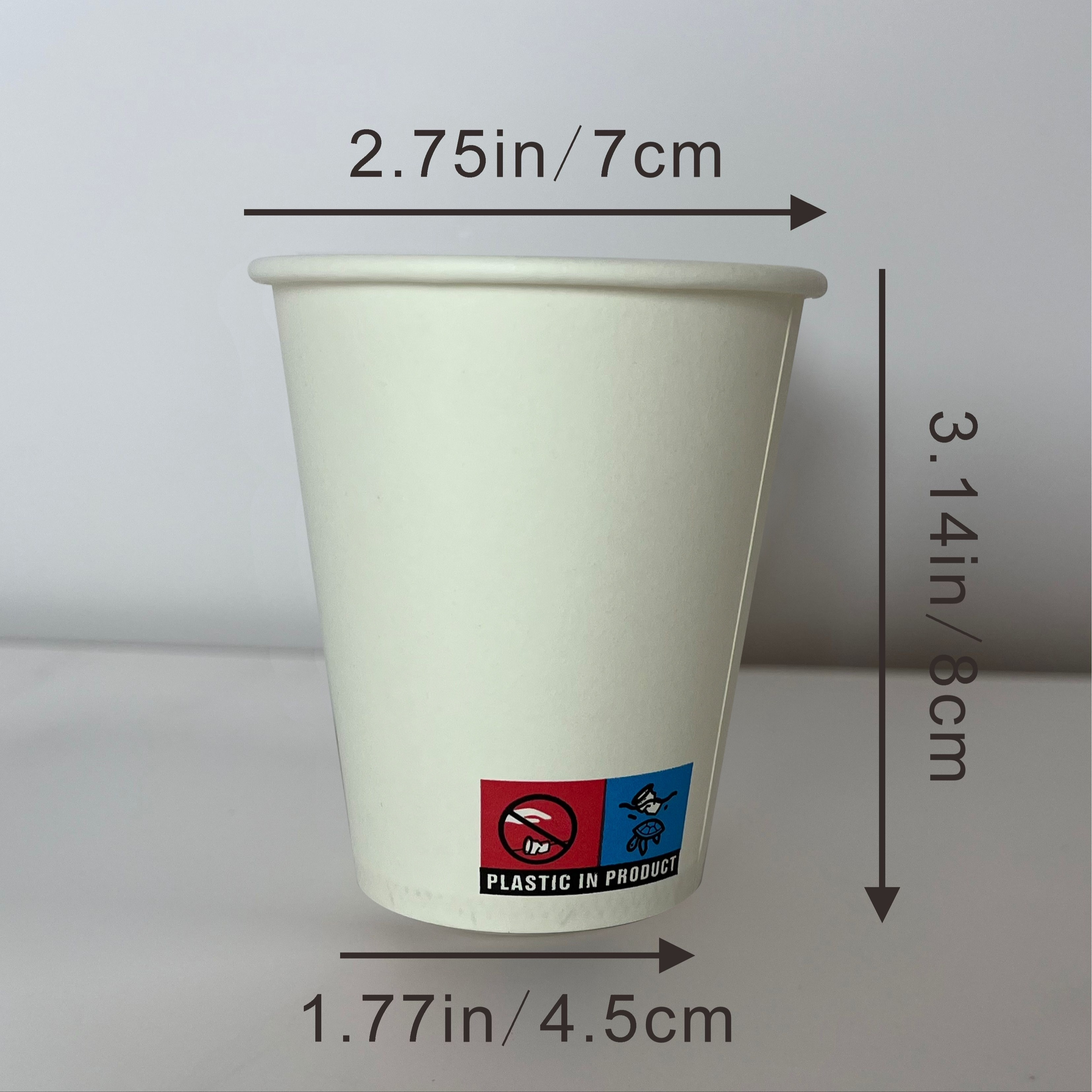 50pcs Disposable Paper Cups,6oz Sturdy Hot Beverage Cups, White Disposable  Paper Cups, Perfect For Coffee, Juice, Water, Family, Supermarket Tasting