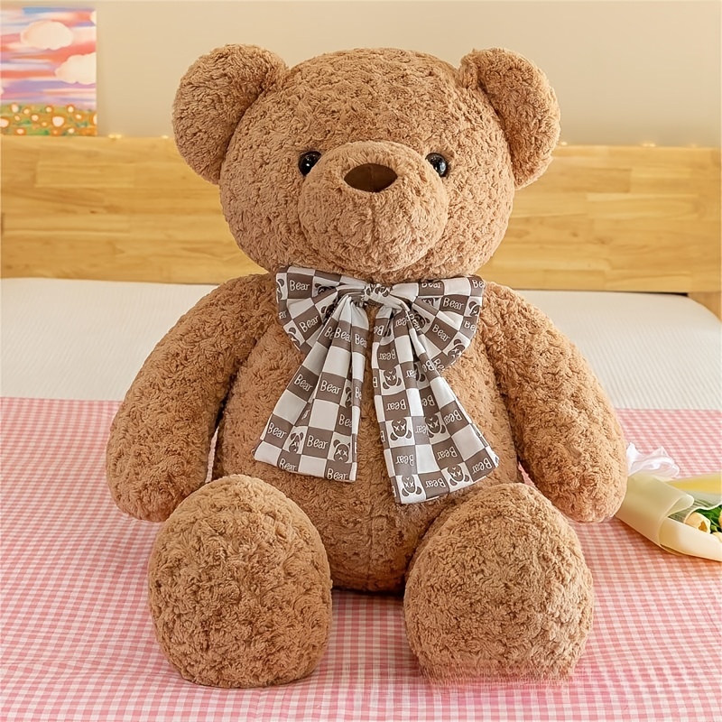 15 pulgadas/38.1cm Peluche de oso Teddy, Oso de peluche de color marrón y  marrón Claro, perfecto regalo para niños y niñas.