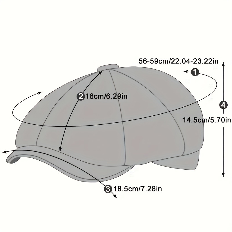 Casual Summer British Beret With Sun Breathable Advantage