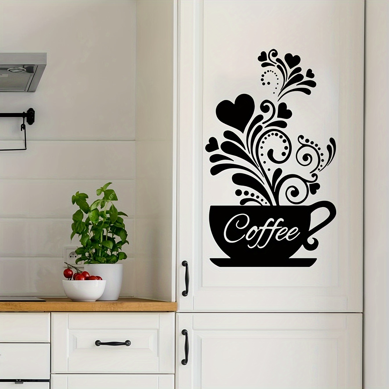 1pc Pegatina De Pared Creativa Patrón Me Gusta Mi Cocina - Temu