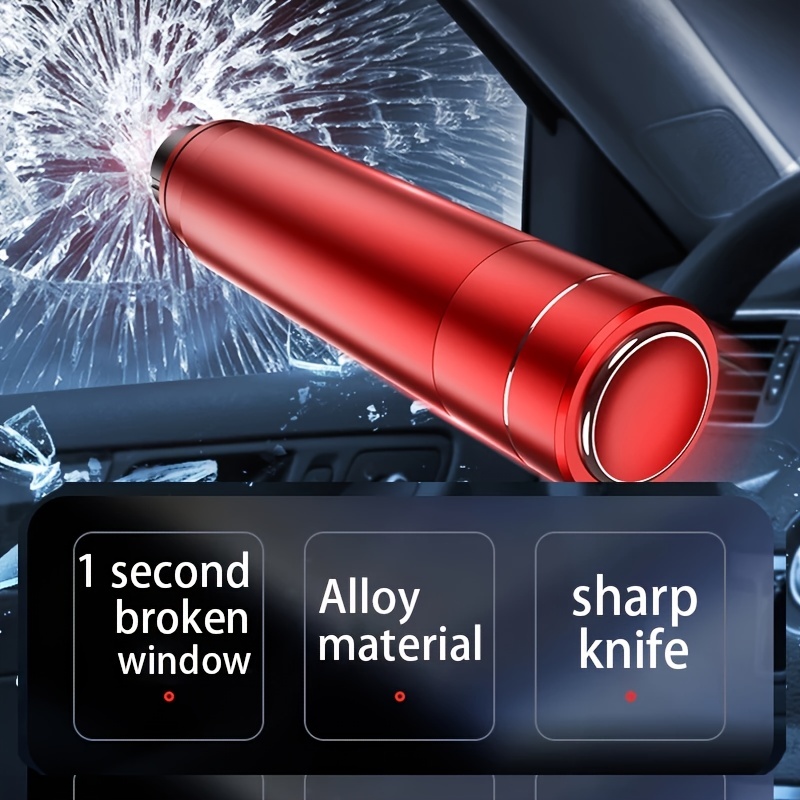 Portable Seat Safety Hammer Car Window Breaker LifeSaving Escape
