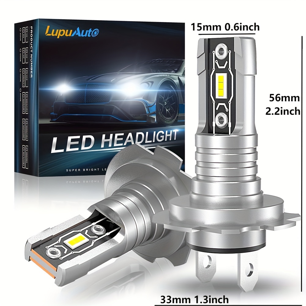 Potauto H7 Headlight Bulb with X1 LEDynamic Super Bright