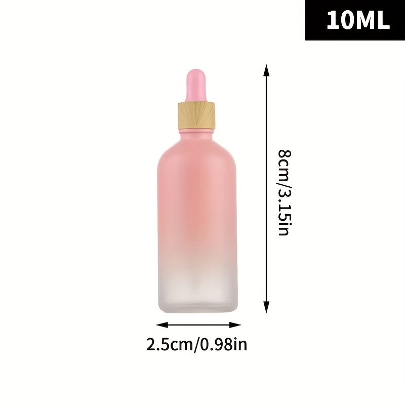 Flacon vide en verre 10 ml + compte gouttes pour huile essentielle