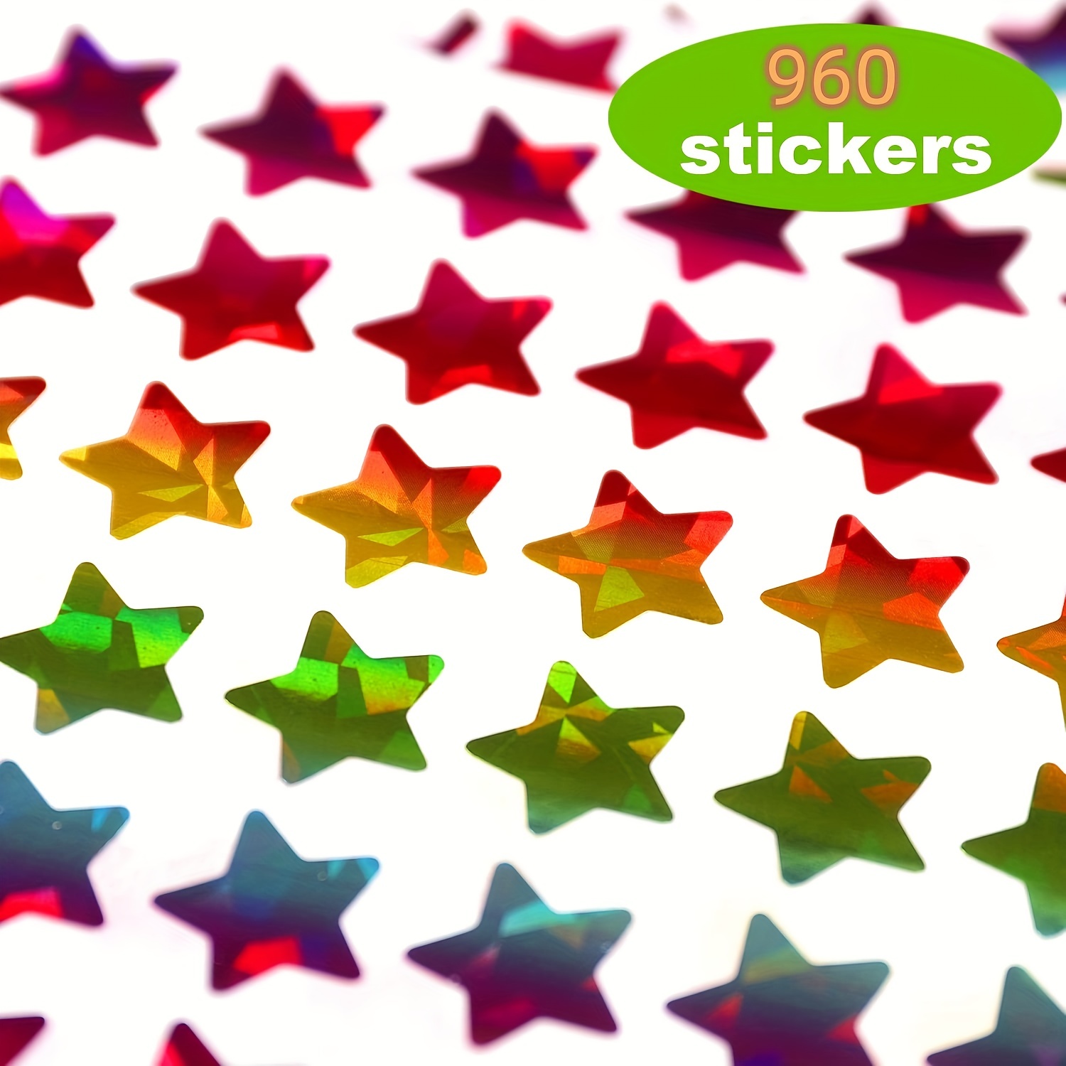 Stickers étoiles holographiques - Autocollant et sticker - Achat & prix