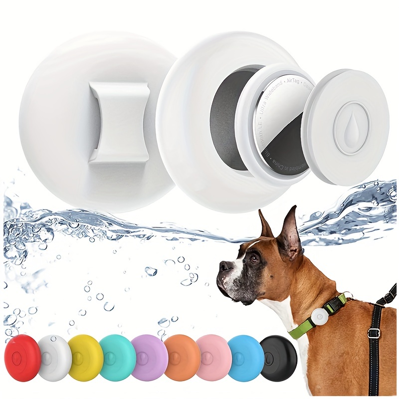 Soporte para Collar de perro AirTag para Apple, IPX8 resistente al agua,  Ultra duradero, para perros y gatos - AliExpress