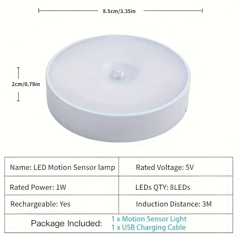 Comprar Luz LED nocturna inalámbrica con Sensor de movimiento