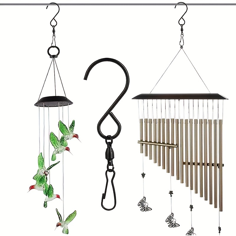 Metal Wind Chimes Hooks Metal Hanging Plant Holder S type - Temu