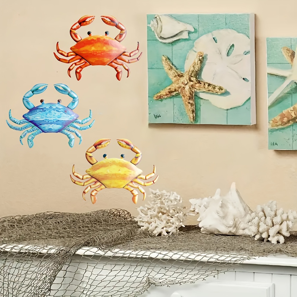 Crab Wall Hanging Decoration Animal Decor Home Accents Decor - Temu
