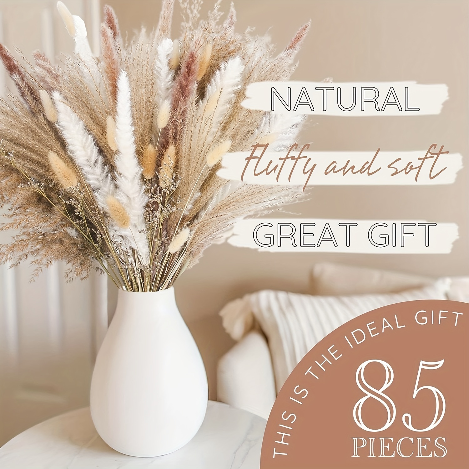 Dried Pampas Grass Decor Pampas Flowers Bouquet Dry Pampas - Temu