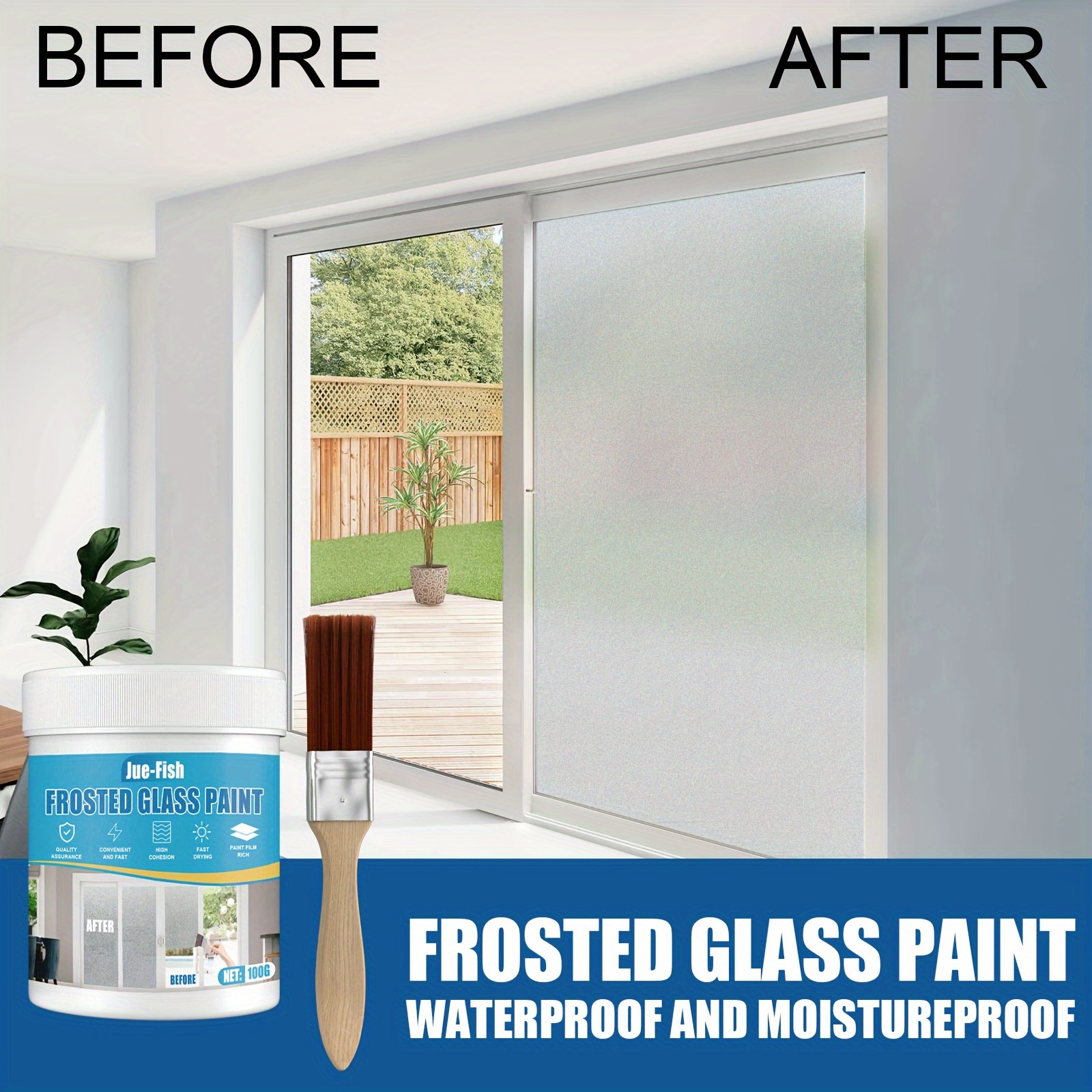 Multi purpose Frosted Glass Paint For Doors And Windows - Temu