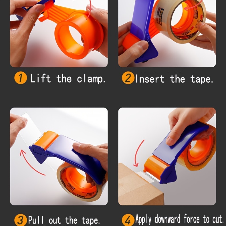 2. inch Heavy duty Tape Dispenser Cutter Integrated Tape - Temu