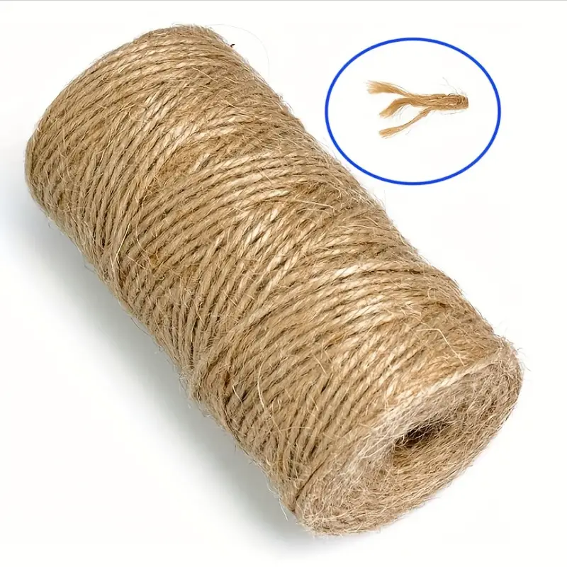 328 Feet Natural Jute Twine Best Arts Crafts Gift Twine Christmas Twine  Durable Packing String