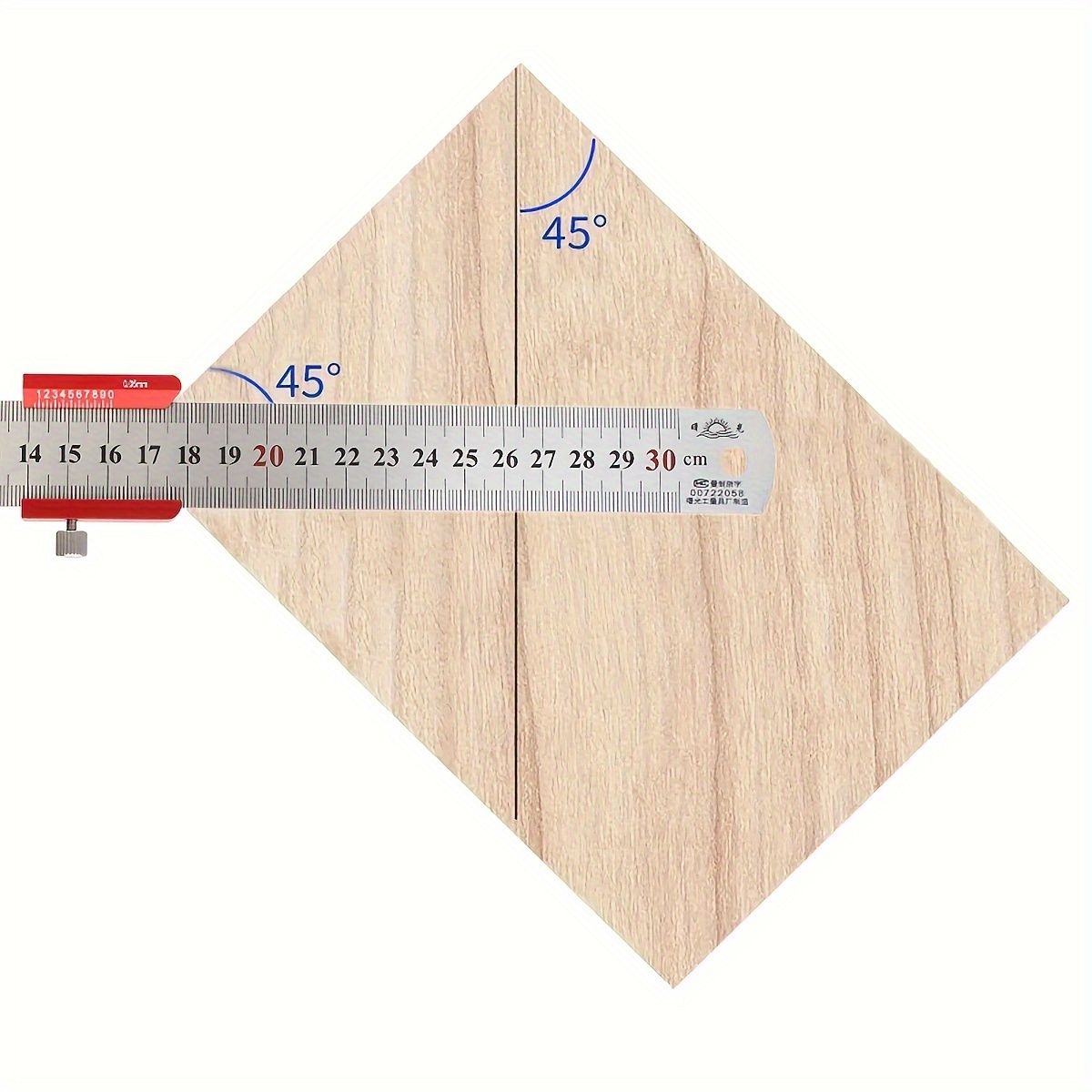 Right Angle Ruler 90°/45° Woodworking Parts Marking Combination