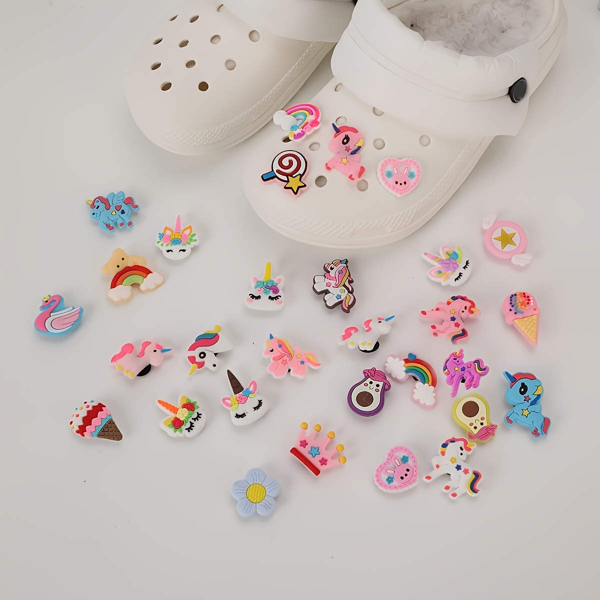 Shoe Charms Decoration For Croc Kawaii Jibitz For Girls And - Temu