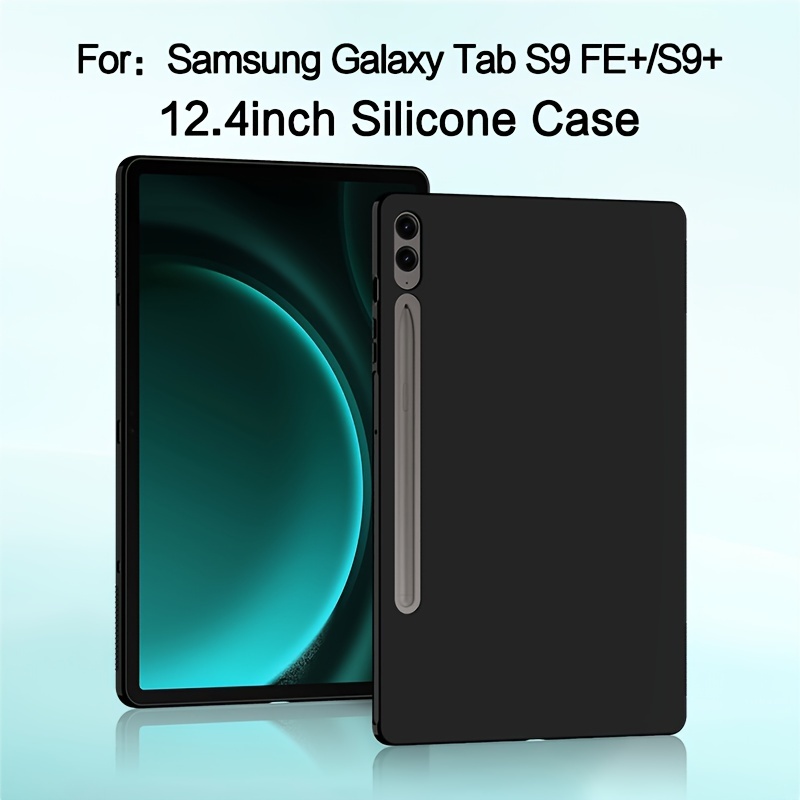Case Cover For Galaxy Tab Silicone S9 - Case Fe+ S9+ Temu