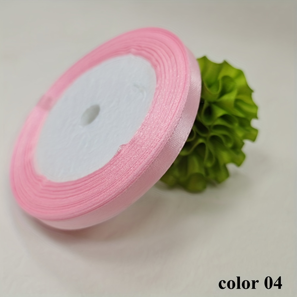 1cm 25 Yards/Roll Satin Ribbons For Crafts Bow Handmade Gift