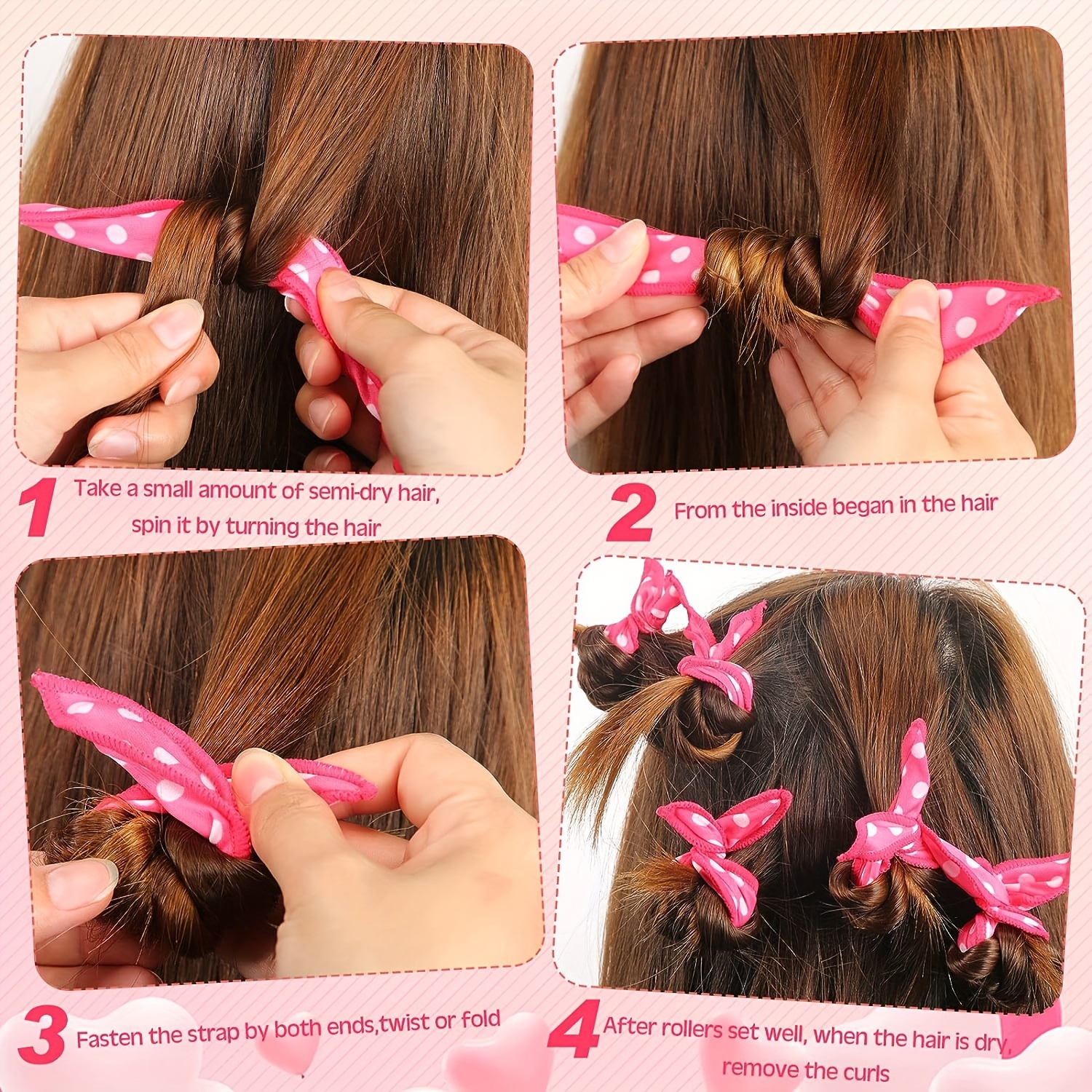 Foam curlers clearance for short hair