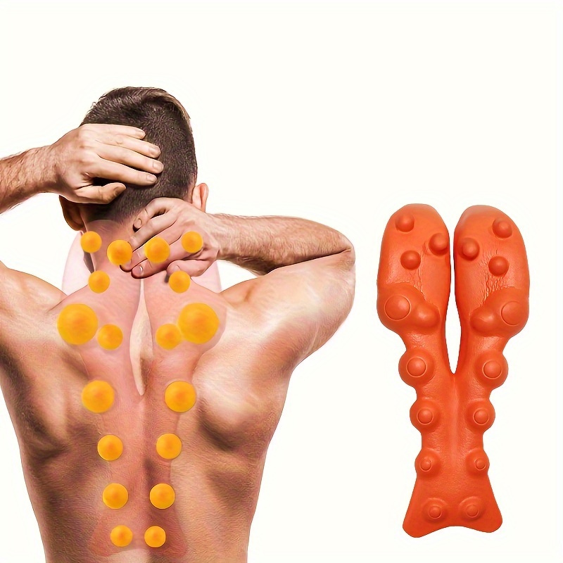 Cervical Neck Traction Device, Nacken- Und Schulterentspanner Mit  Massagepunkten, Zervikal-Kissen Zur Entspannung