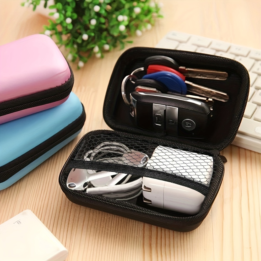 Portable USB Cable Organizer Electronics Accessories Storage Bag