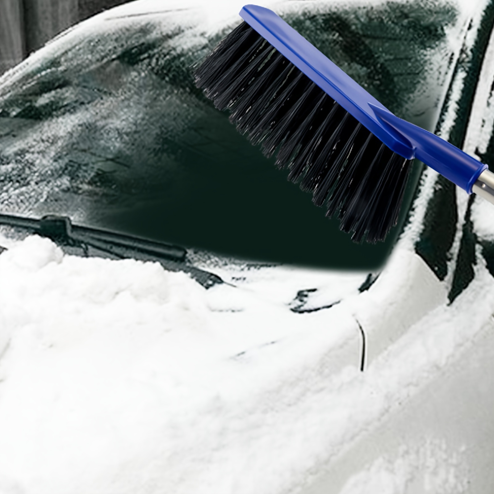 Snow Cleaner For Car Car Ice Remover With Ergonomic Foam Grip