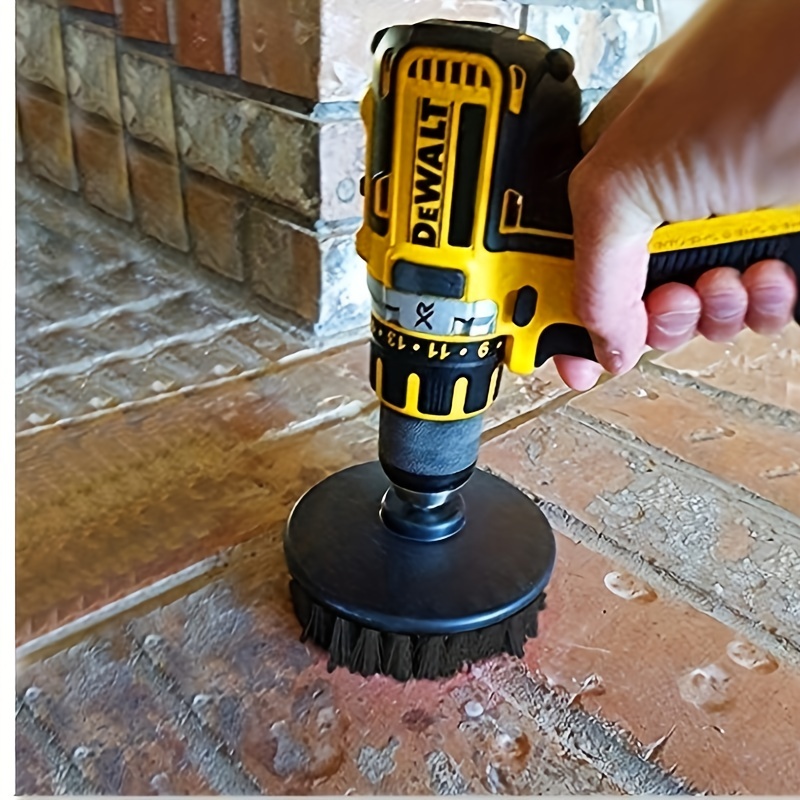 Power Drill Brush Attachment Grout Cleaner For Tile Floors - Temu