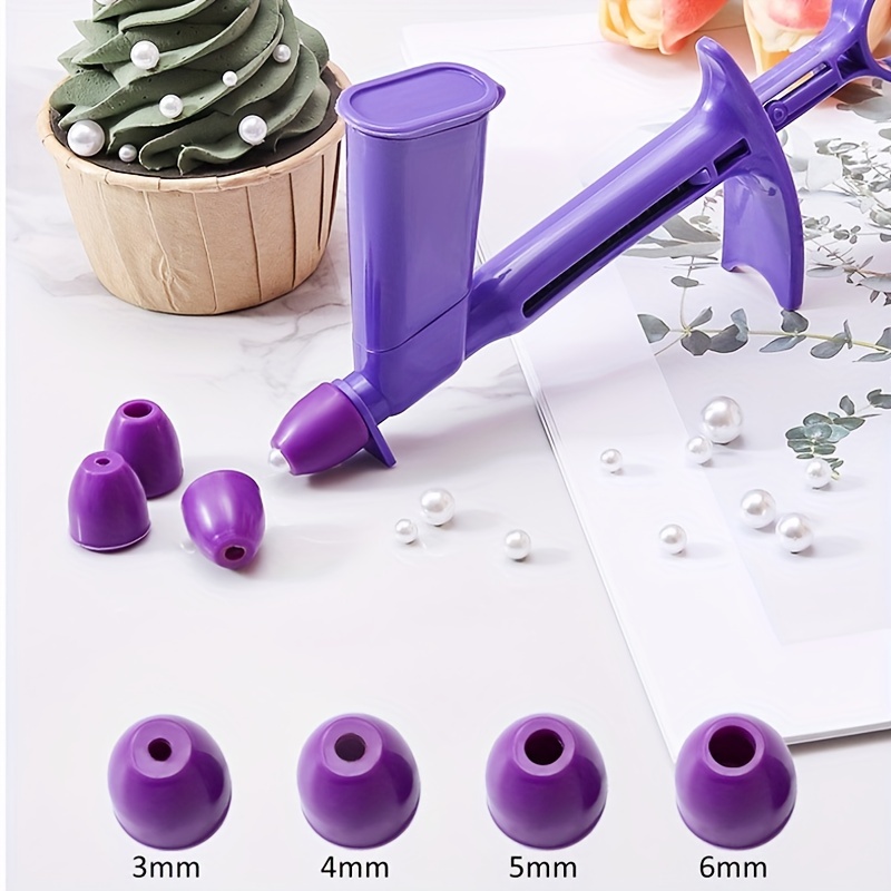 1 Aplicador Perlas Plástico Púrpura Herramienta Decoración - Temu