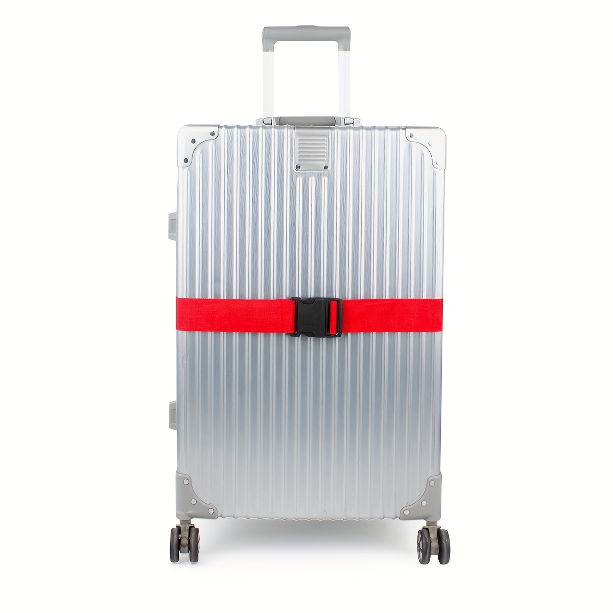 1pc Rainbow Adjustable Luggage Strap Packing Strap Travel Buckle Packing Strap