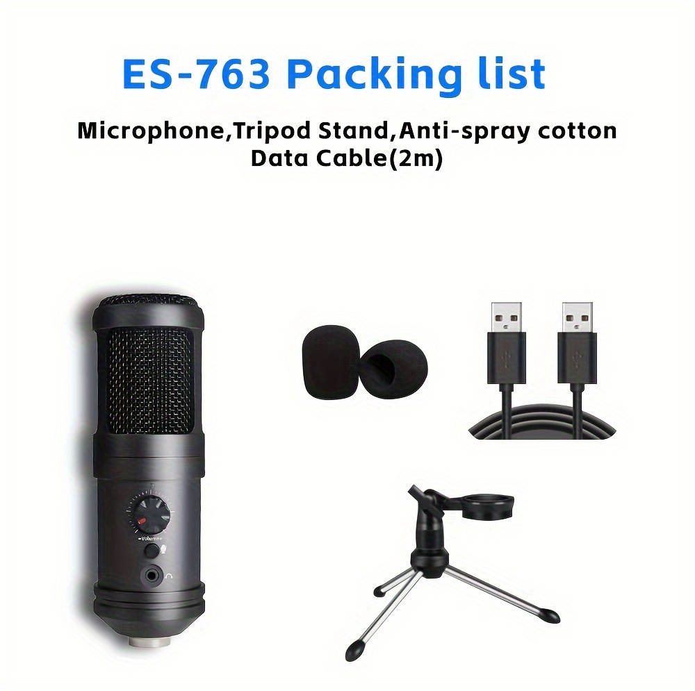 Micrófono Condensador para PC Ealsem ES-101
