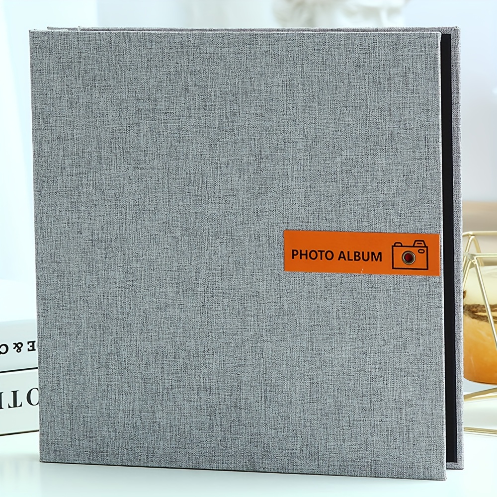 Solid Color Large Photo Album Self Adhesive Photo Album With - Temu