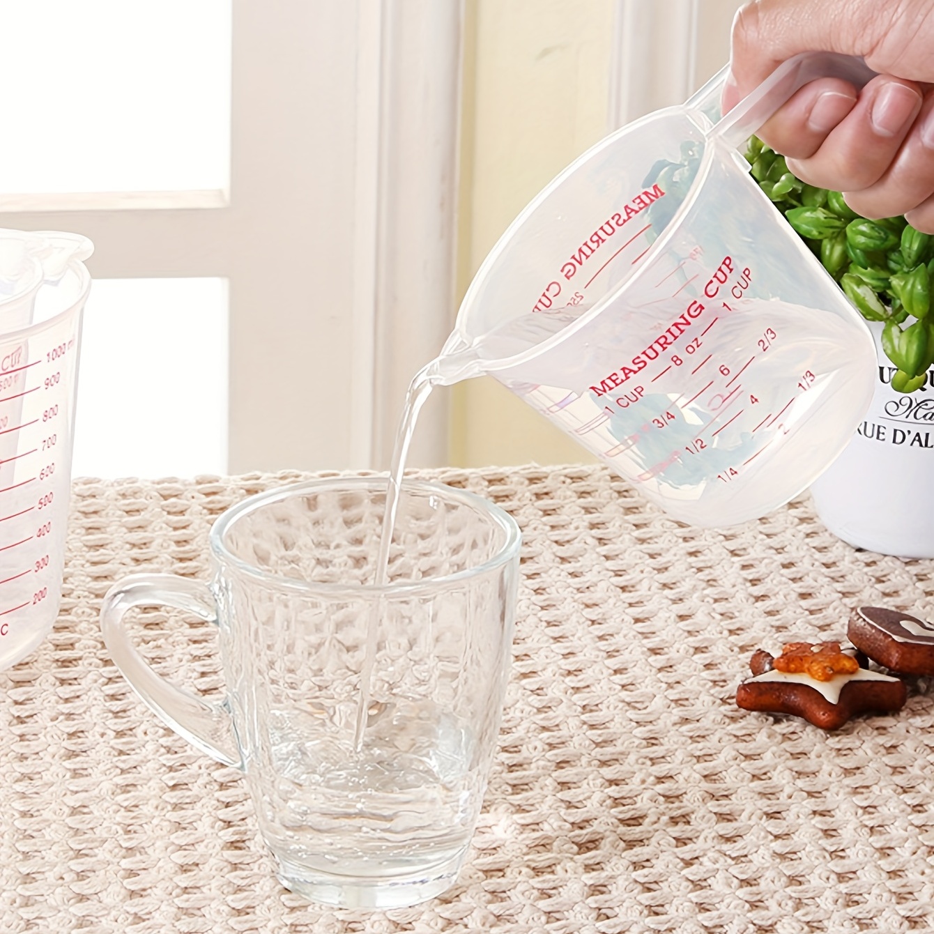  4-Cup Plastic Measuring Cup : Home & Kitchen