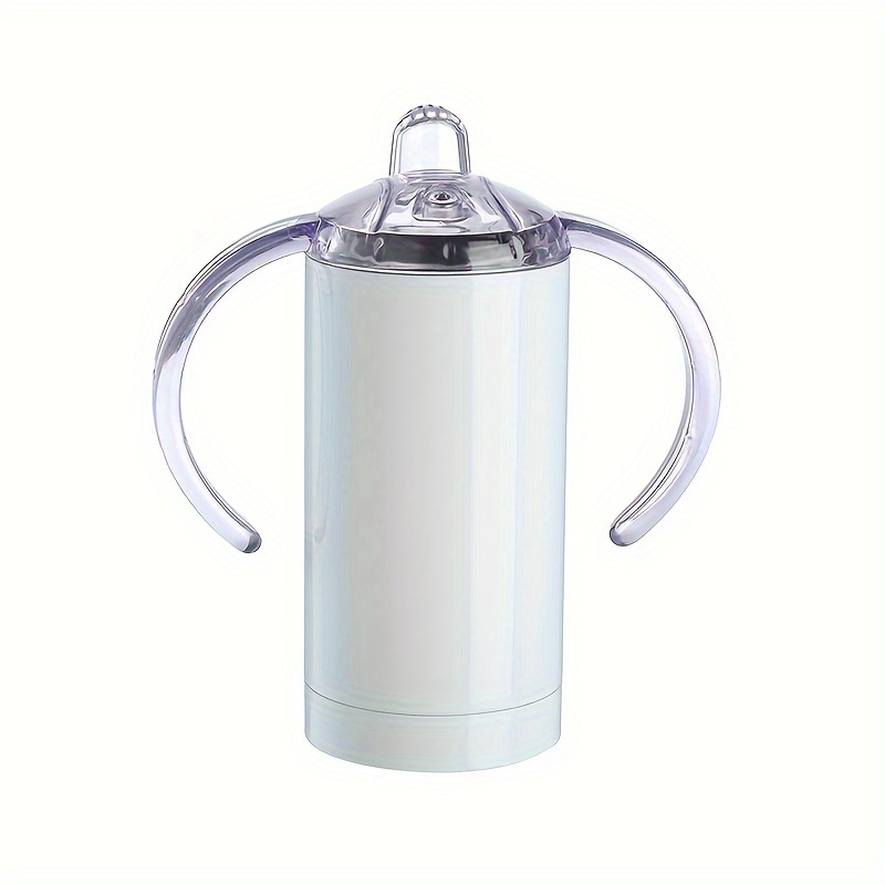 Sublimation Blank 12 oz Stainless Steel Straight Sippy Cup with Lid