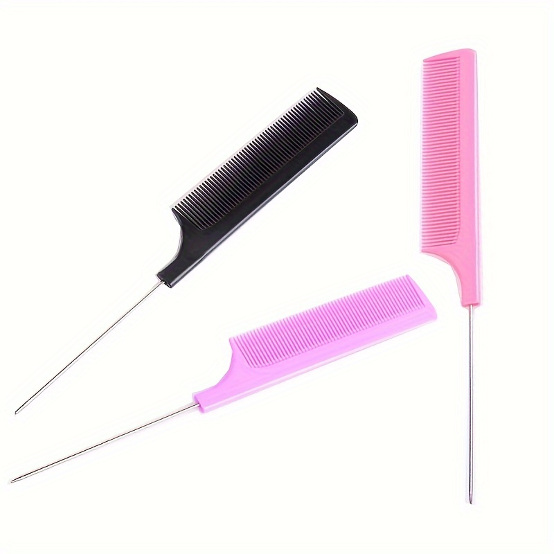 1cps Professional Rat Tail Hair Comb Anti-static Hair Dye Brush Barber Salon Household Hair Styling Comb