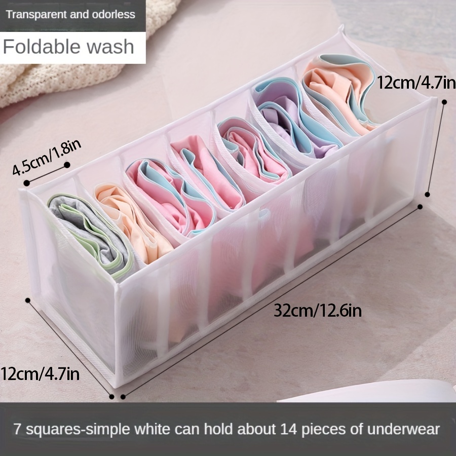 Clear Wardrobe Clothes Organizer Dacron Clothes Separation Storage Bag
