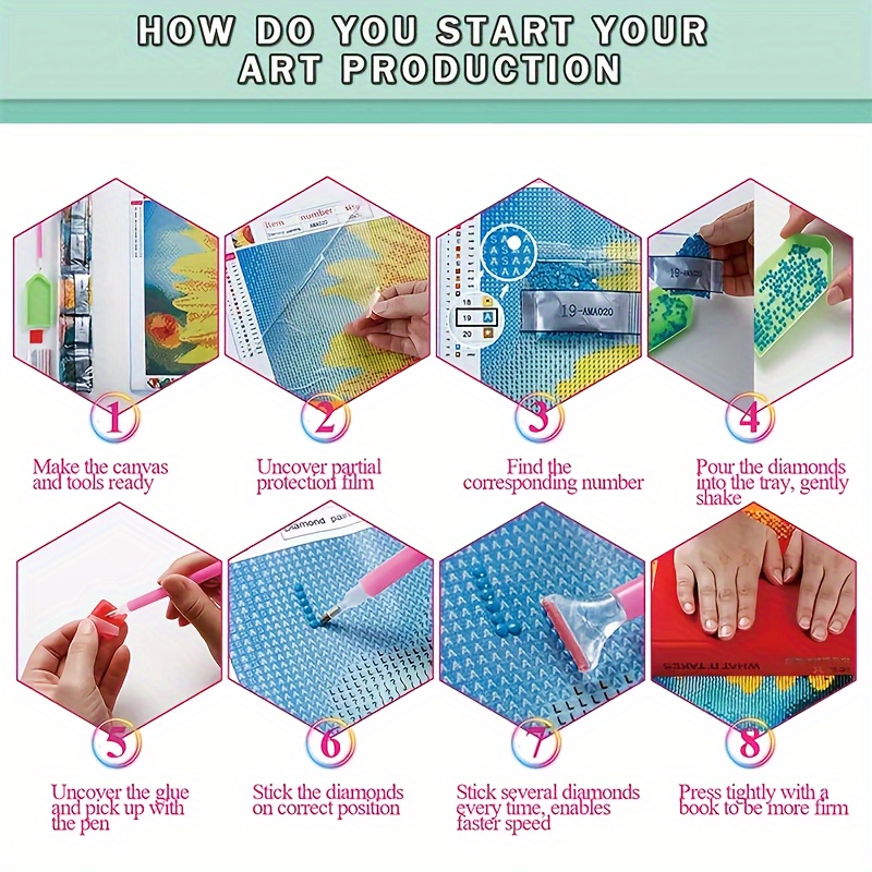 Adult 5d Diamond Painting Kit Diamond Art Kit For Adults - Temu