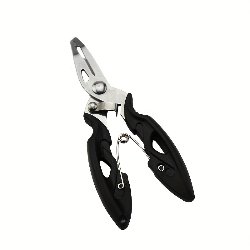 FLISSA Fishing Pliers, Fish Gripper, 2PCS Fishing Tool Kit Includes  Multifunctional Fishing Pliers Hook Remover with Sheath and Stainless Steel  Fish