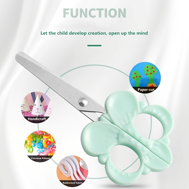 Children Scissors Cute Kawaii Rabbit School Scissors for DIY